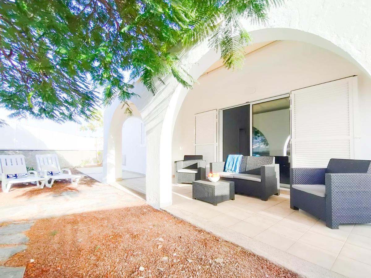 Pretty Terrace Holiday House In Maspalomas 普拉亚戴尔雷安格莱斯 外观 照片