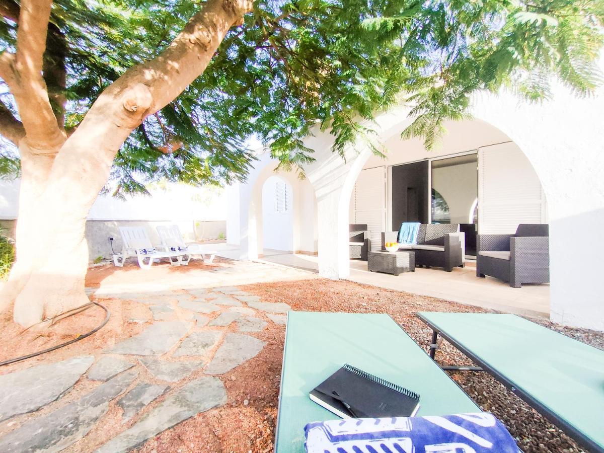 Pretty Terrace Holiday House In Maspalomas 普拉亚戴尔雷安格莱斯 外观 照片