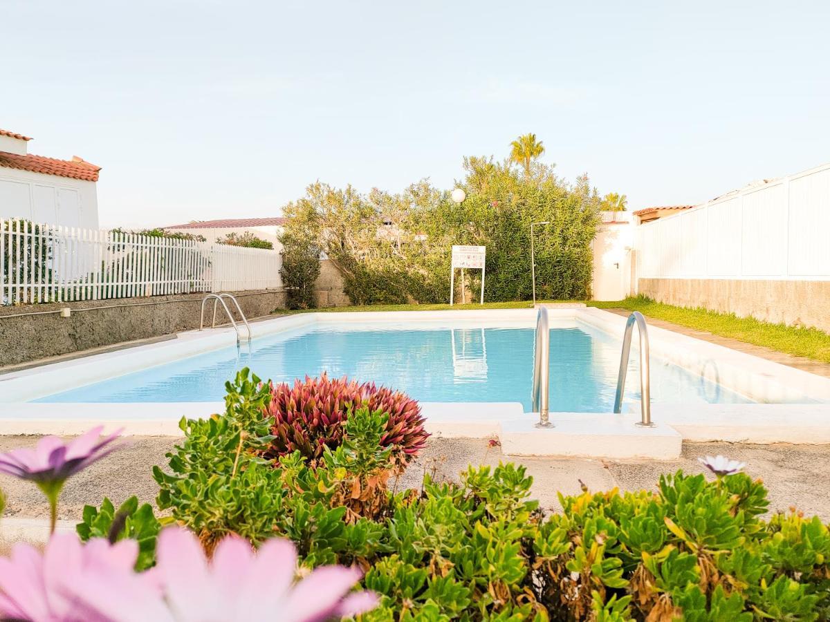 Pretty Terrace Holiday House In Maspalomas 普拉亚戴尔雷安格莱斯 外观 照片