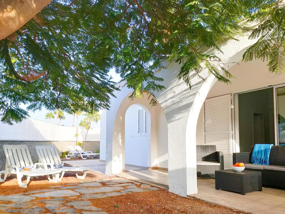 Pretty Terrace Holiday House In Maspalomas 普拉亚戴尔雷安格莱斯 外观 照片