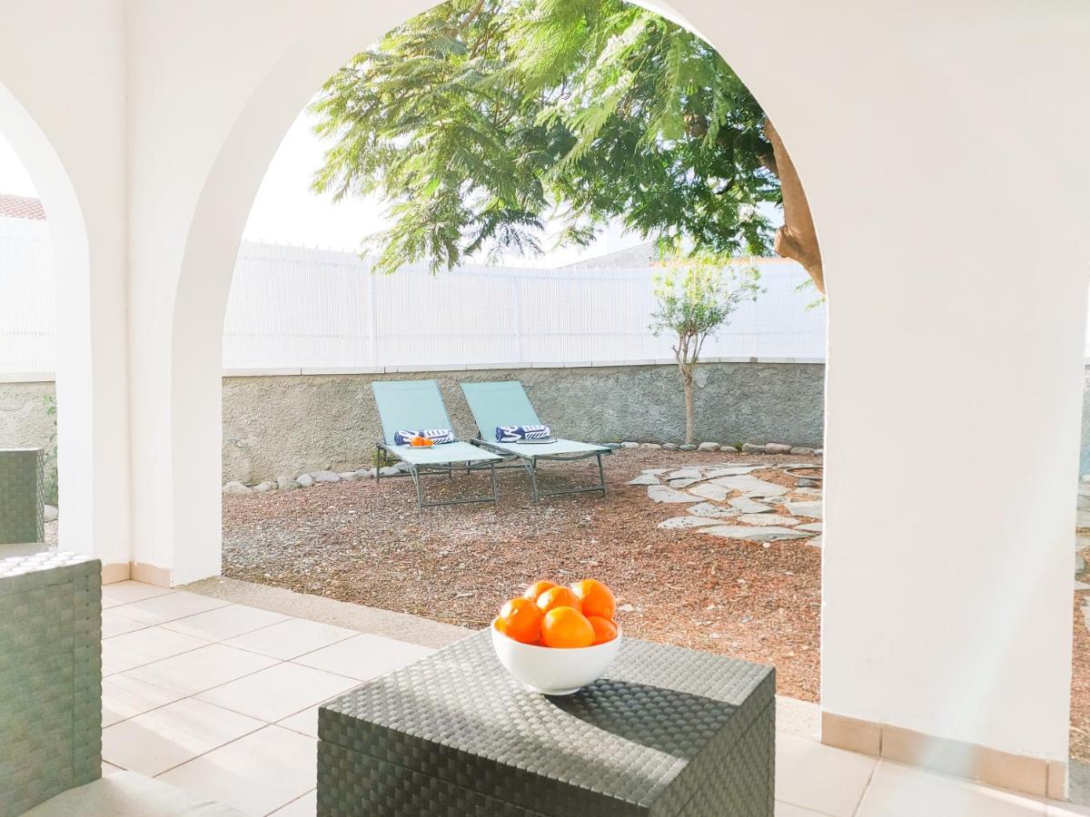 Pretty Terrace Holiday House In Maspalomas 普拉亚戴尔雷安格莱斯 外观 照片