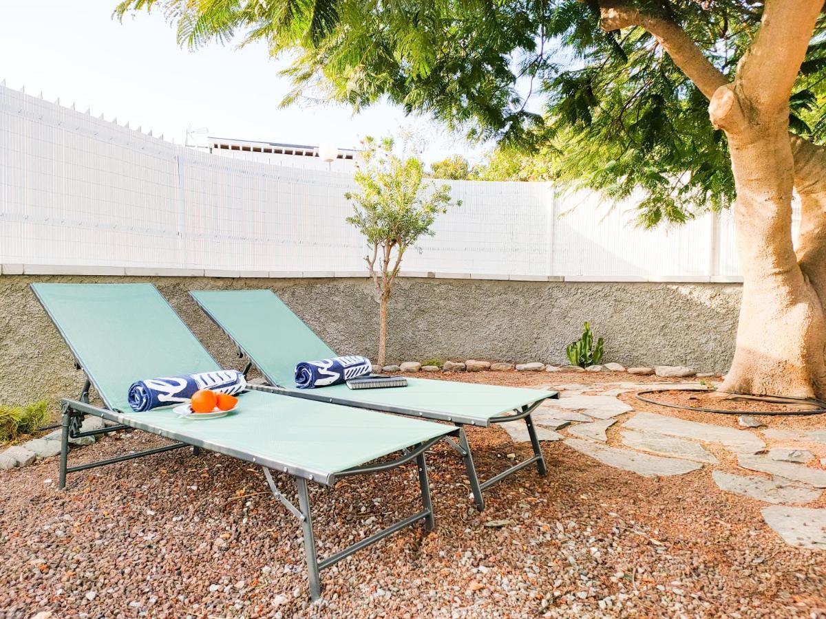Pretty Terrace Holiday House In Maspalomas 普拉亚戴尔雷安格莱斯 外观 照片