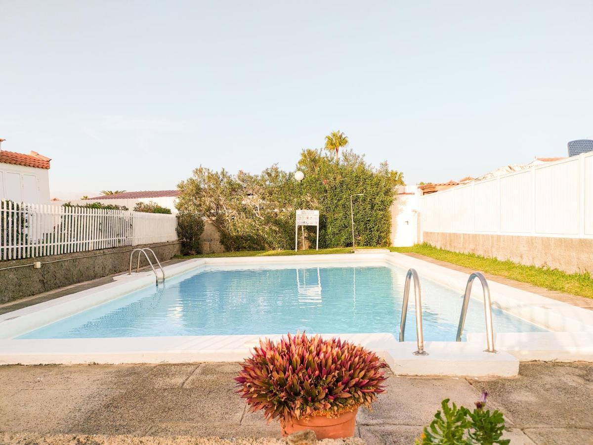 Pretty Terrace Holiday House In Maspalomas 普拉亚戴尔雷安格莱斯 外观 照片
