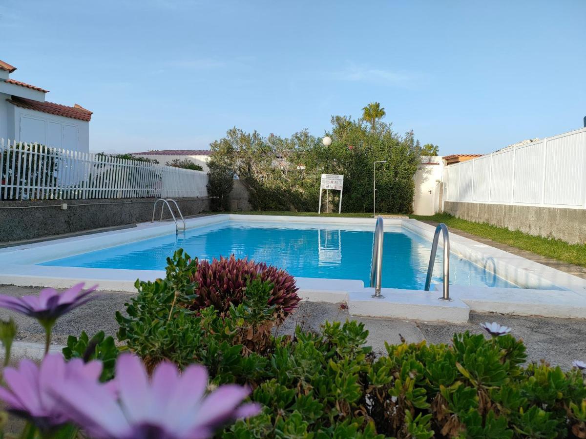 Pretty Terrace Holiday House In Maspalomas 普拉亚戴尔雷安格莱斯 外观 照片